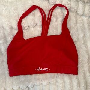 Alphalete Women's Red Sports Bra